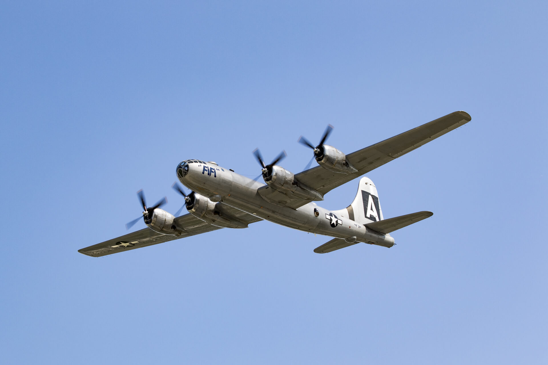 One of two remaining Boeing B-29 Superfortresses that remain flying around the world.