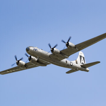One of two remaining Boeing B-29 Superfortresses that remain flying around the world.