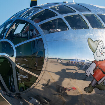 Up close and personal with a B-29 Superfortress.