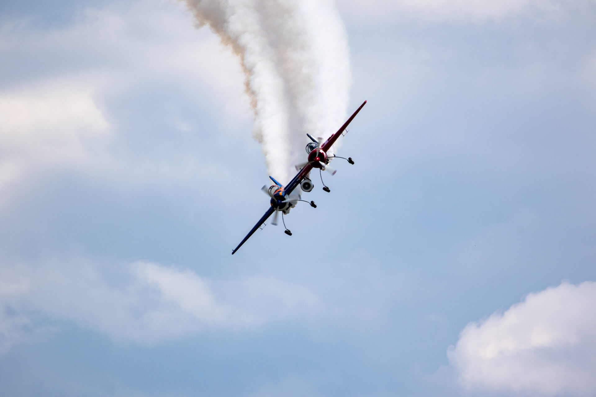 An American made Yak-110 with a 3,000lb turbojet engine coupled between its dual fuselages.
