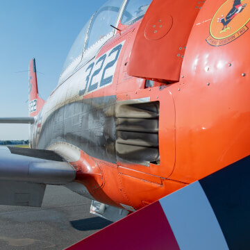 The Cold War-era North American T-28 Trojan was used as both a trainer and a weapon of war during Vietnam.