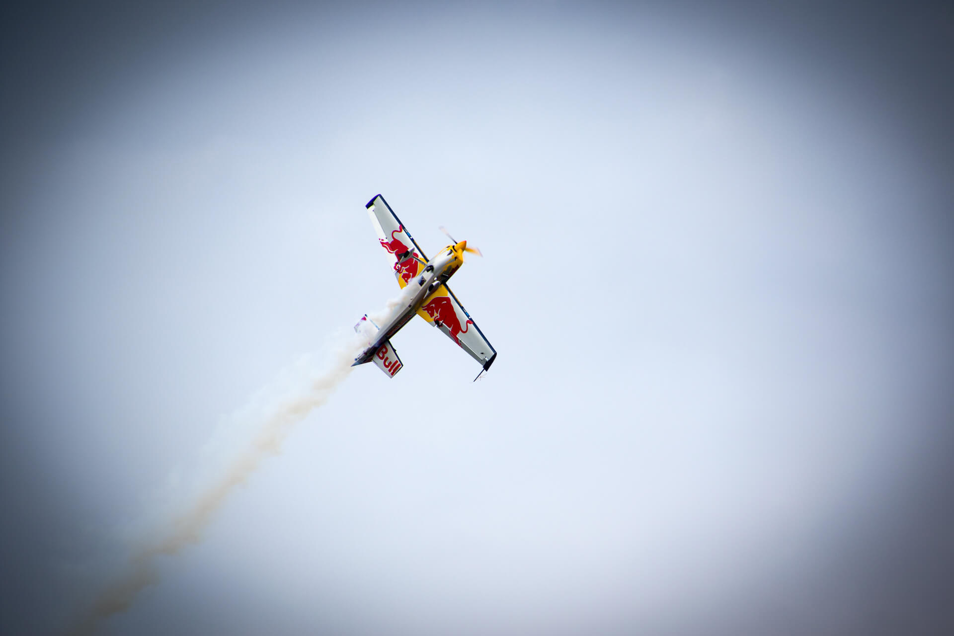 Kirby Chambliss, flying his Red Bull Zivko Edge 540.